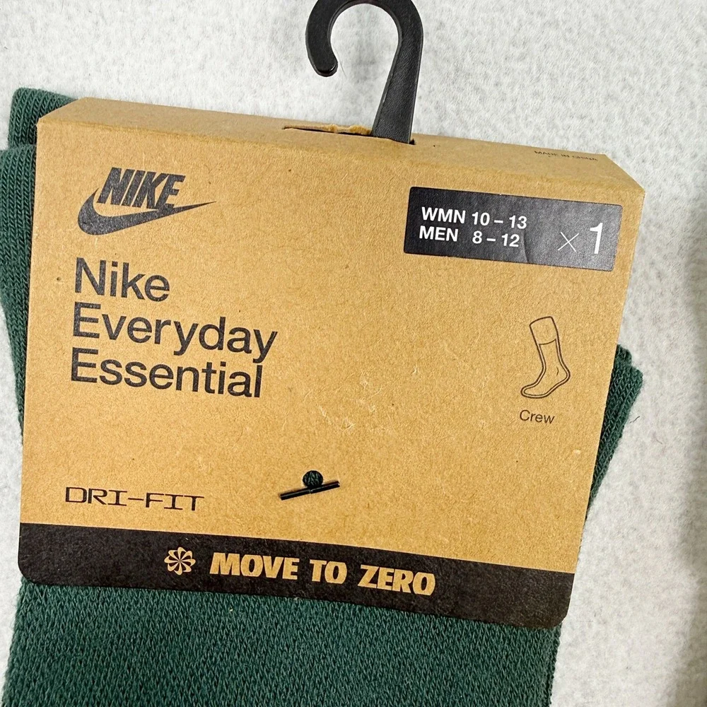 Nike Fair Isle Crew Socks 2 Pack / Size L (Mens 8 - 12), (Womens 10-13) / FZ3071